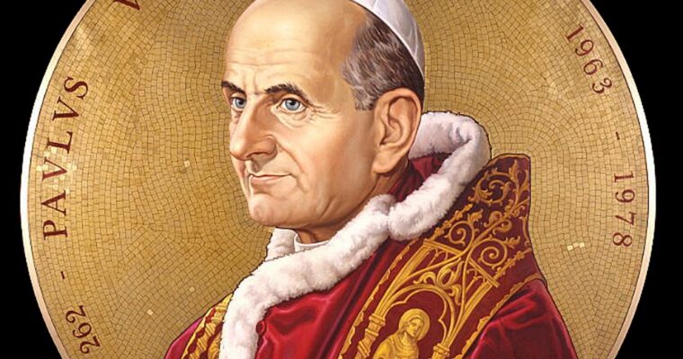 Pope Paul VI, his memory celebrated on 29 May