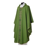 chasuble 100 polyester golden embellishments (1)