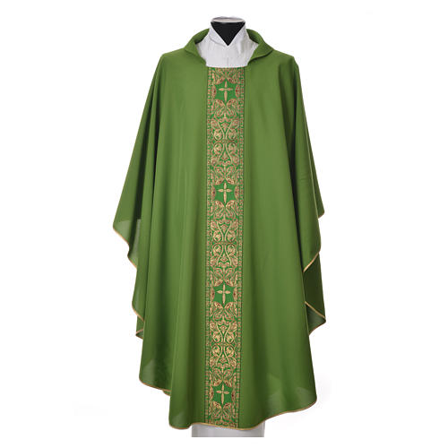 chasuble 100 polyester golden embellishments