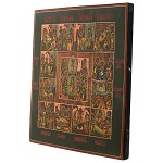 russian antique icon twelve feasts restored 30x40-cm (1)