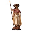 st. james the pilgrim statue in wood val gardena
