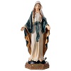 Immaculate virgin with gold details 31 cm statue in painted resin