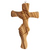 crucifix of friendship olivewood 28 cm