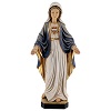 holy heart of mary wooden statue painted