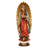 our lady of guadalupe statue in painted wood val gardena