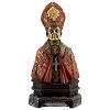 st. januarius bust resin golden details 20x10.5 cm