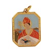 medal of saint januarius enamelled zamak 3x2.5 cm