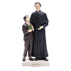 statue in resin saint john bosco and saint dominic savio 30 cm