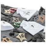 Advent Calendar Tree grey bags 120 cm