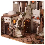 arab style setting with oasis for 10 cm neapolitan nativity scene (1)