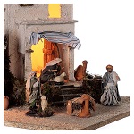 arab village f terracotta figurines and animals 8 cm average height for neapolitan nativity (1)