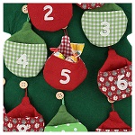 christmas tree calendar in cloth 70-cm