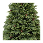 christmas tree green 210 cm removable pinecones poly (1)